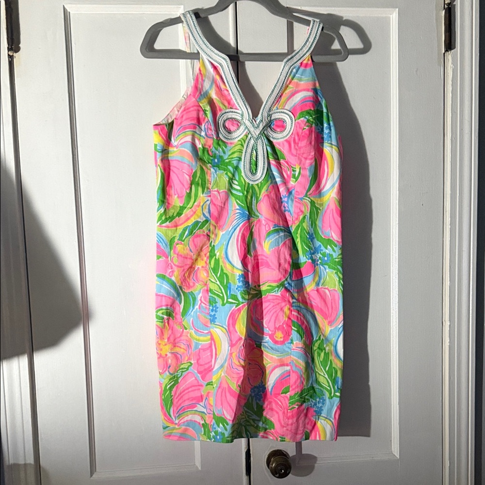 Lilly Pulitzer Pink and White Dress